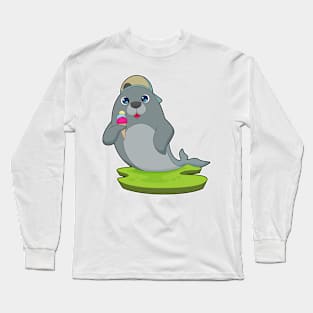 Seal Ice cream cone Long Sleeve T-Shirt